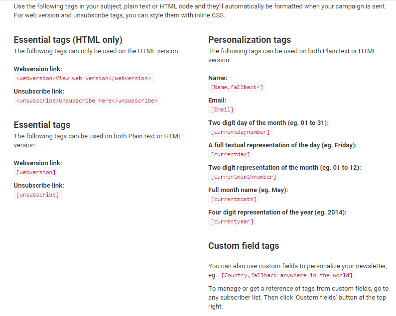 unsubscribe-links-tags
